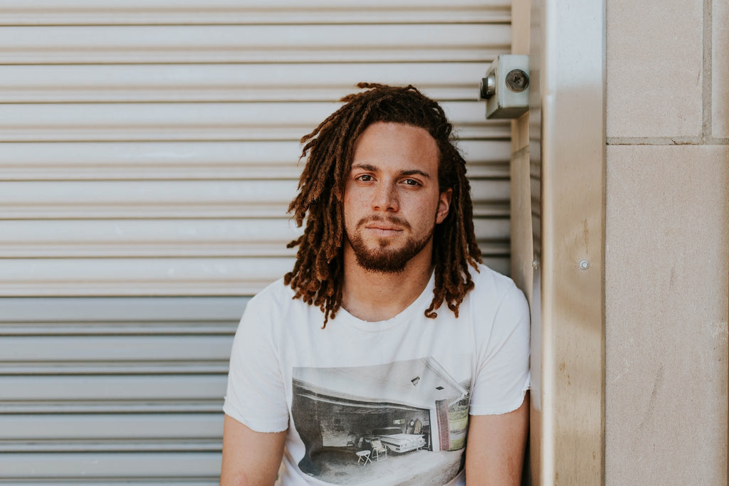 man with long hair