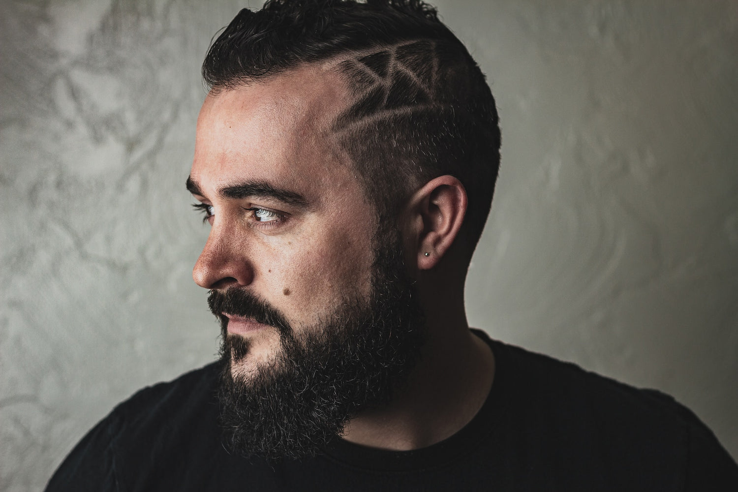 man with haircut