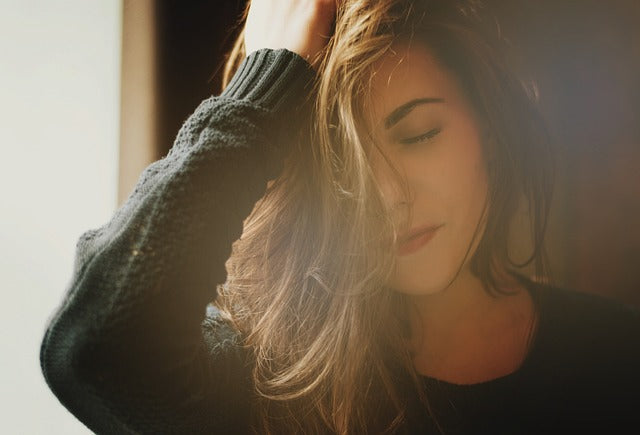Girl with beautiful hair