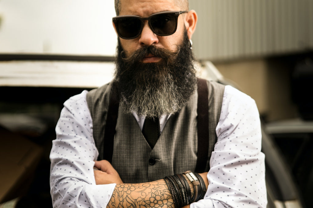 man with long beard