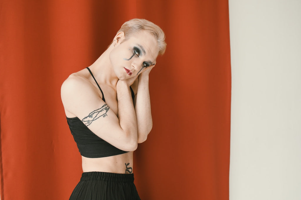 woman with short hair