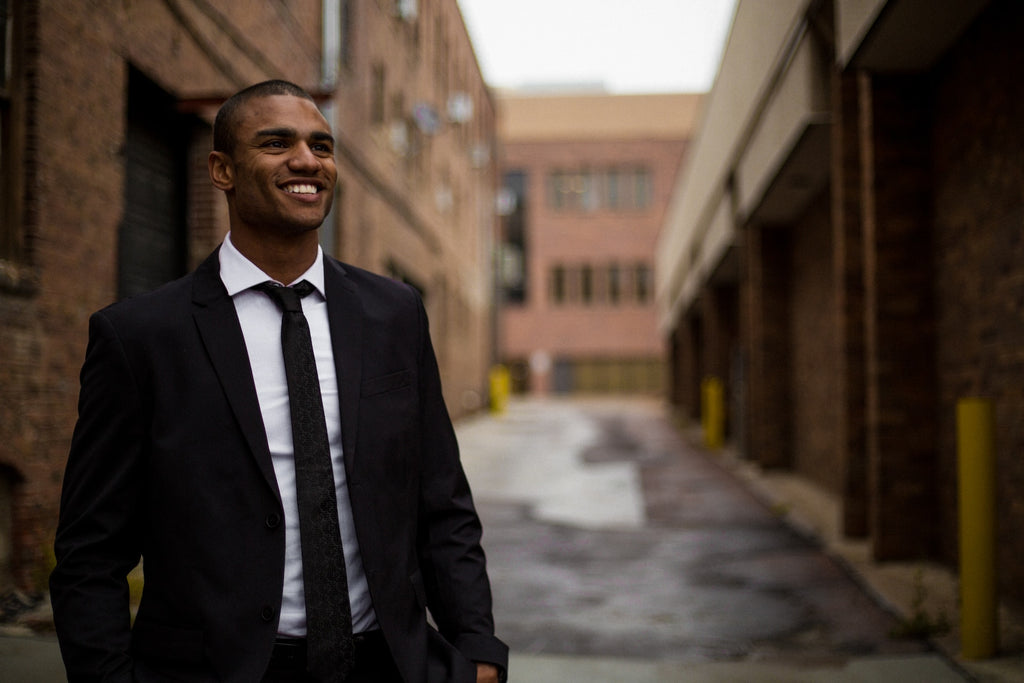 man wearing a suit