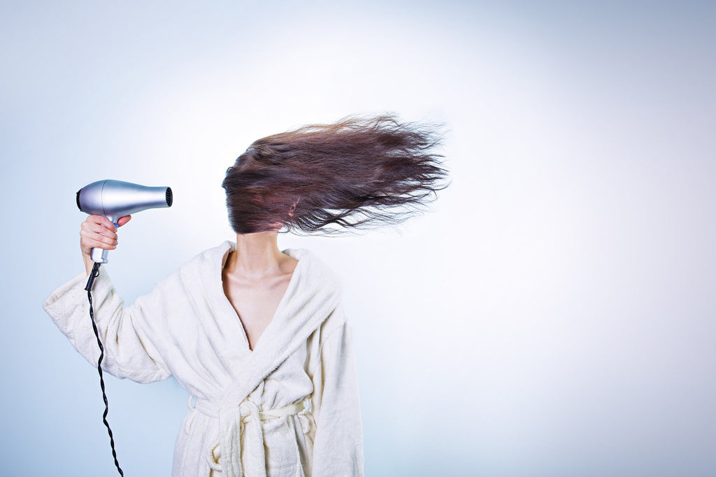 blow drying