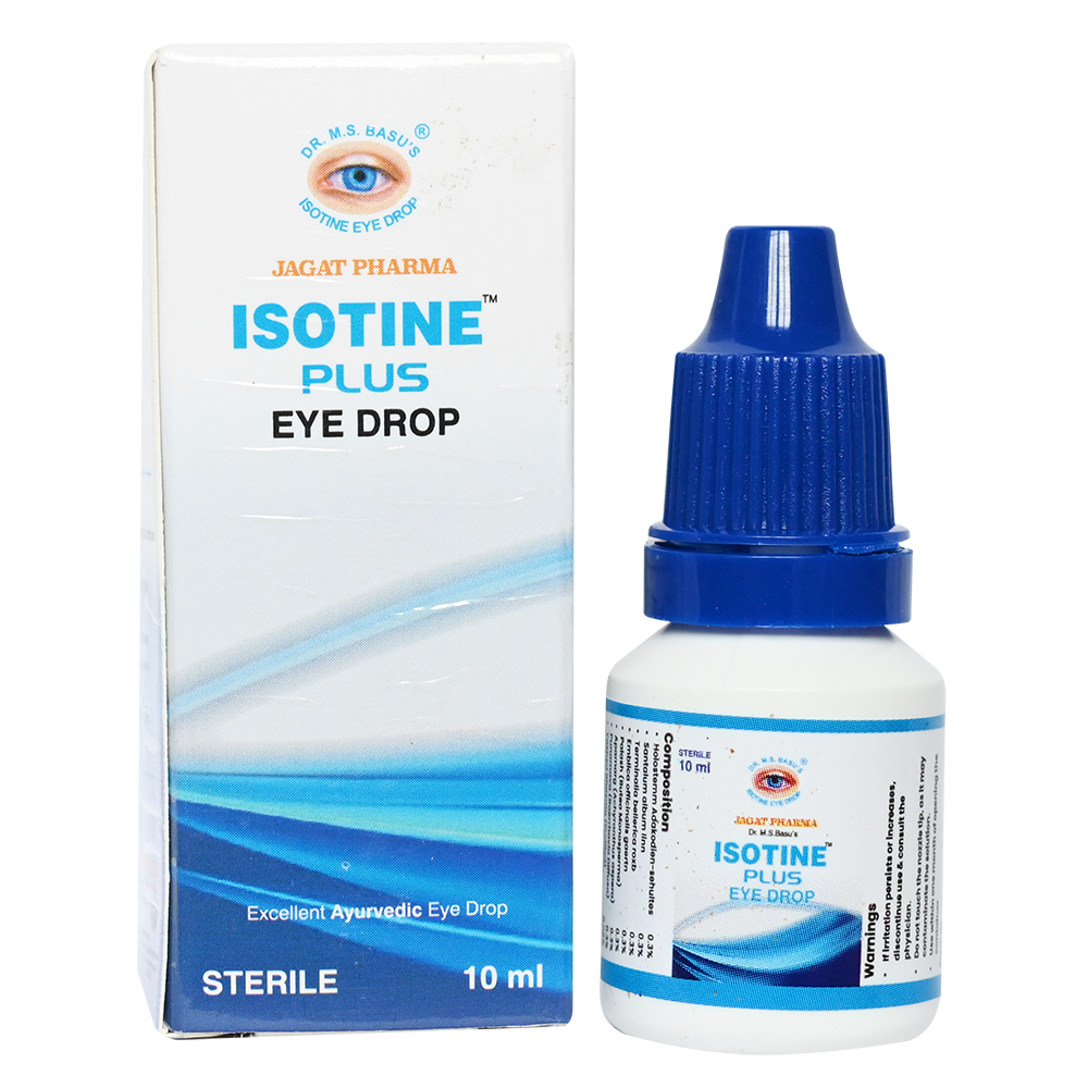 Isotine Plus Cataract Herbal Eye Drops Glaucoma Non-Carnosine NAC